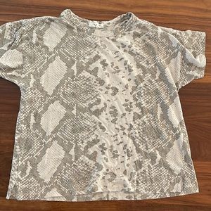 rag & bone snake print tee